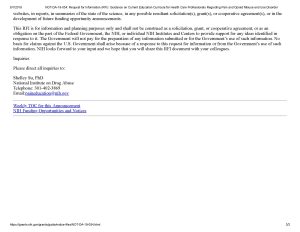 NIH Request for Information (RFI) - 3